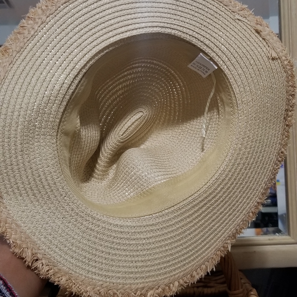 HIT THE ROAD STRAW FEDORA HAT - Picture 9 of 11